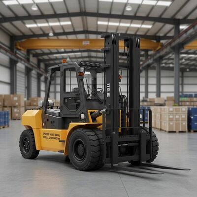 FD250 Movimentazione resistente del contenitore dell'albero del motore 5.5g di Weichai del carrello elevatore a forcale diesel da 25 tonnellate