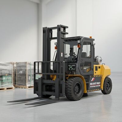 Carrello elevatore ad alta capacità Velocità massima 25 km/h Adatto per il trasporto di carichi pesanti e applicazioni di movimentazione materiali