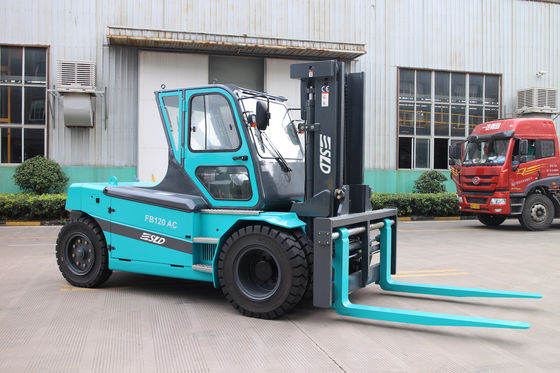 Carrello elevatore a forcale elettrico di tonnellata FB120 12 12t di CURTIS Controller 3m