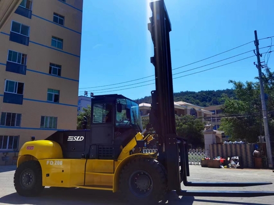 20 tonnellate del carrello elevatore FD200 di alta dell'albero del carico nominale 20000kgs altezza diesel 8000mm di Lifitng