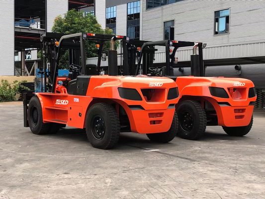 Carrello elevatore diesel idraulico di Powershift 15 tonnellate su misura
