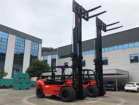 Carrello elevatore diesel da 12 tonnellate con altezza di sollevamento 6 m