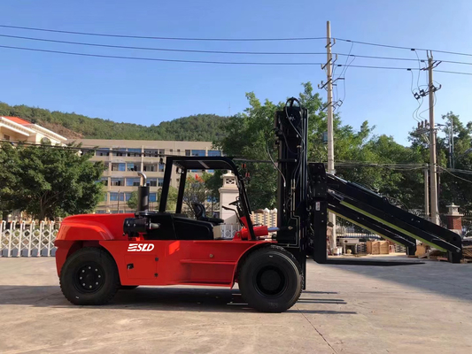 13,5 tonnellate 15 tonnellate carrello elevatore a forcale con supporto a morsetto per oggetti rotondi lunghi