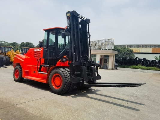 Forchettino a carico pesante di 1800 mm rosso arancione personalizzato / forchettino pesante con motore Yuchai o CUMMINS
