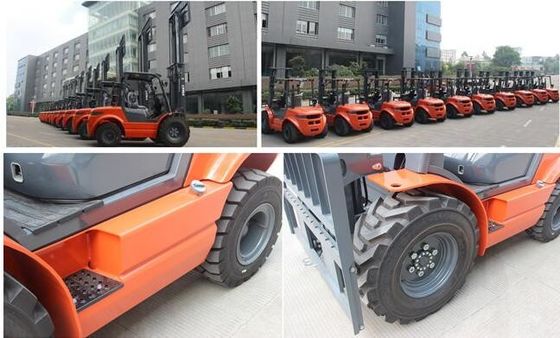 Controbilanci 4WD 4X4 2,5 tonnellate di 3000mm di carrello elevatore del terreno ruvido