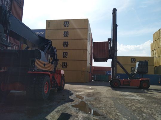 Operatore vuoto del contenitore del carrello elevatore logistico dell'iarda 9000kgs 9t