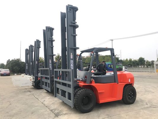 FD70 6m 7 Triplex liberi pieni di Ton Diesel Forklift Truck With