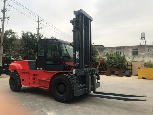 Ampia cabina A di vista di 16 Ton Counterbalance Forklift Truck With