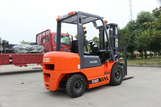 2 Stage/3 carrello elevatore a forcale diesel di dimensione 2.5tons della forcella della fase 1070x120x40mm