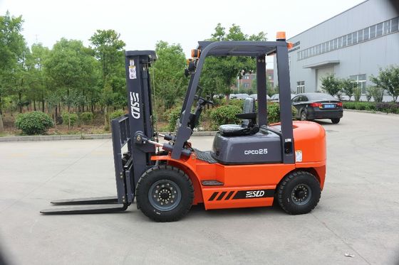 2 Stage/3 carrello elevatore a forcale diesel di dimensione 2.5tons della forcella della fase 1070x120x40mm