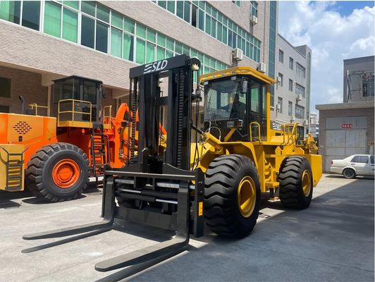 La struttura a forma di scatola 20T carica il carrello elevatore di Off Road per terreno ruvido