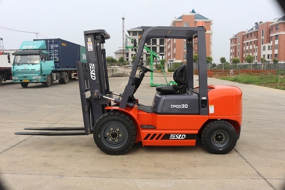 Albero diesel di Ton With Side Shift High del carrello elevatore a forcale CPCD30 3 di altezza di elevazione 5000mm